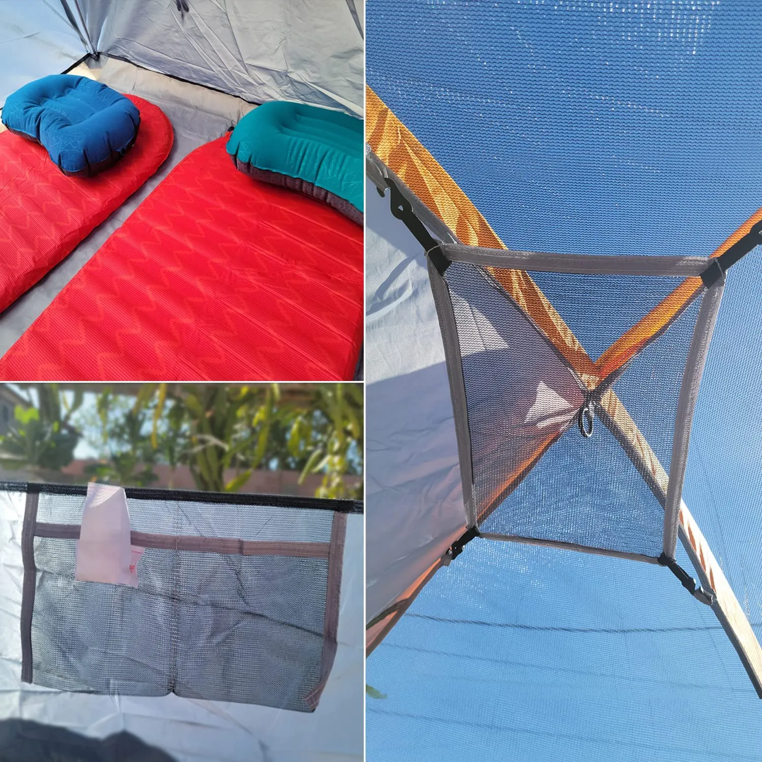 Camping Tent 2 Person, Waterproof Windproof Tent with Rainfly Easy Set up