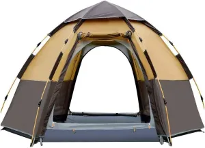 Camping Tent 5-8 Person Tent Portable Instant Tent Automatic Tent Waterproof Windproof Ultra Large Waterproof Dome Tent for Camping Hiking Mountaineering
