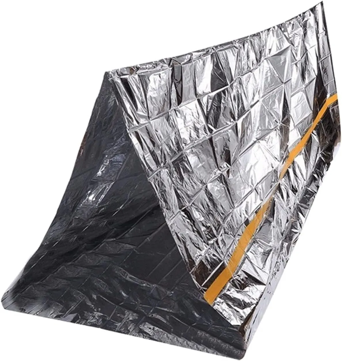 Camping Tent Tent 1-2 Person Mylar Shelter Waterproof Tube Tent Reflective Insulation Gear