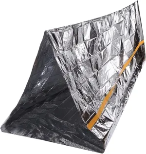 Camping Tent Tent 1-2 Person Mylar Shelter Waterproof Tube Tent Reflective Insulation Gear