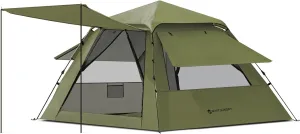 Camping Tent with Instant Setup, Waterproof Tent, 1-2 Person Easy Quick Setup Dome Family Tents for Camping