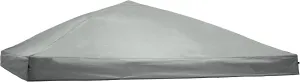 Canopy Replacement Top,10x10ft Pop Up Canopy Tent Cover for Outdoor Garden Patio Pavilion Gray (1pc Top Cloth Only)