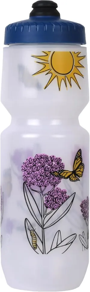 Cantilever 26oz Purist Water Bottle w/MoFlo Cap - BPA Free, Bike Water Bottle by Specialized (Clear)