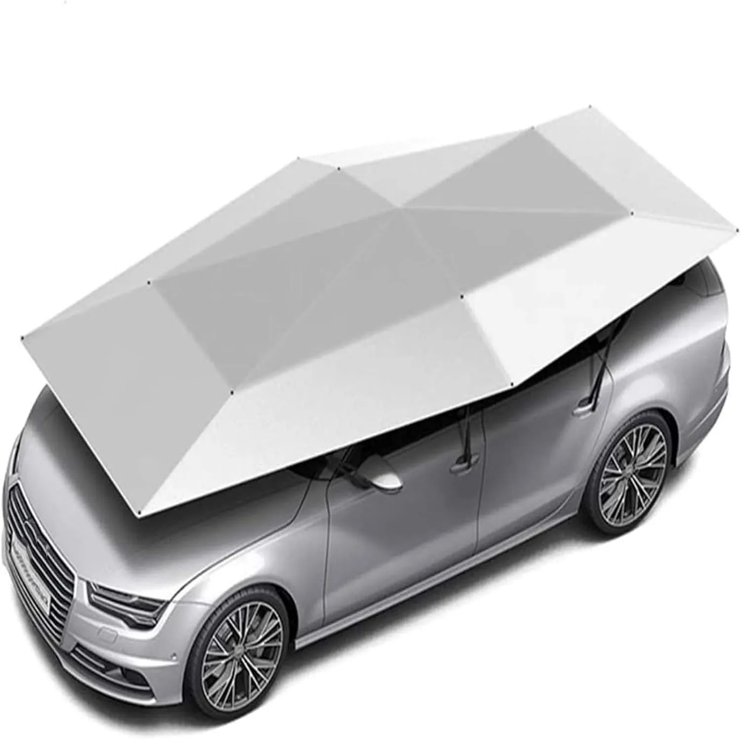 Car Sunshades Car Tent for All Season, Portable Collapsible Car Umbrella Cover with Anti-UV, Water-Proof, Proof Wind, Snow, Falling Objects