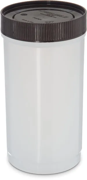 Carlisle FoodService Products Stor N' Pour Quart Container with Assorted Lids for Bar, Kitchen, And Restaurant, Plastic, 1 Quart, Assorted Colors, (Pack of 12)