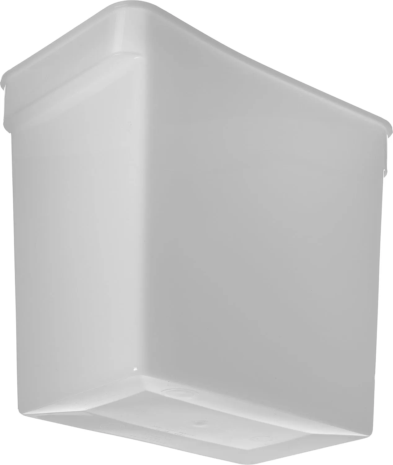 Carlisle FoodService Products Storplus Rectangular Food Storage Container with Stackable Design for Kitchens, Restaurants, Catering, Plastic, 18 Quarts, White