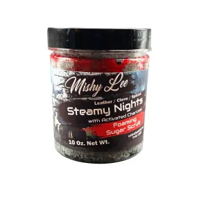 Charcoal Foaming Sugar Scrub, Exfoliating, Paraben-Free, Natural Ingredients - 10 Oz.