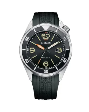 Citizen Eco Drive Strap Black Dial Watch AW1710-12E