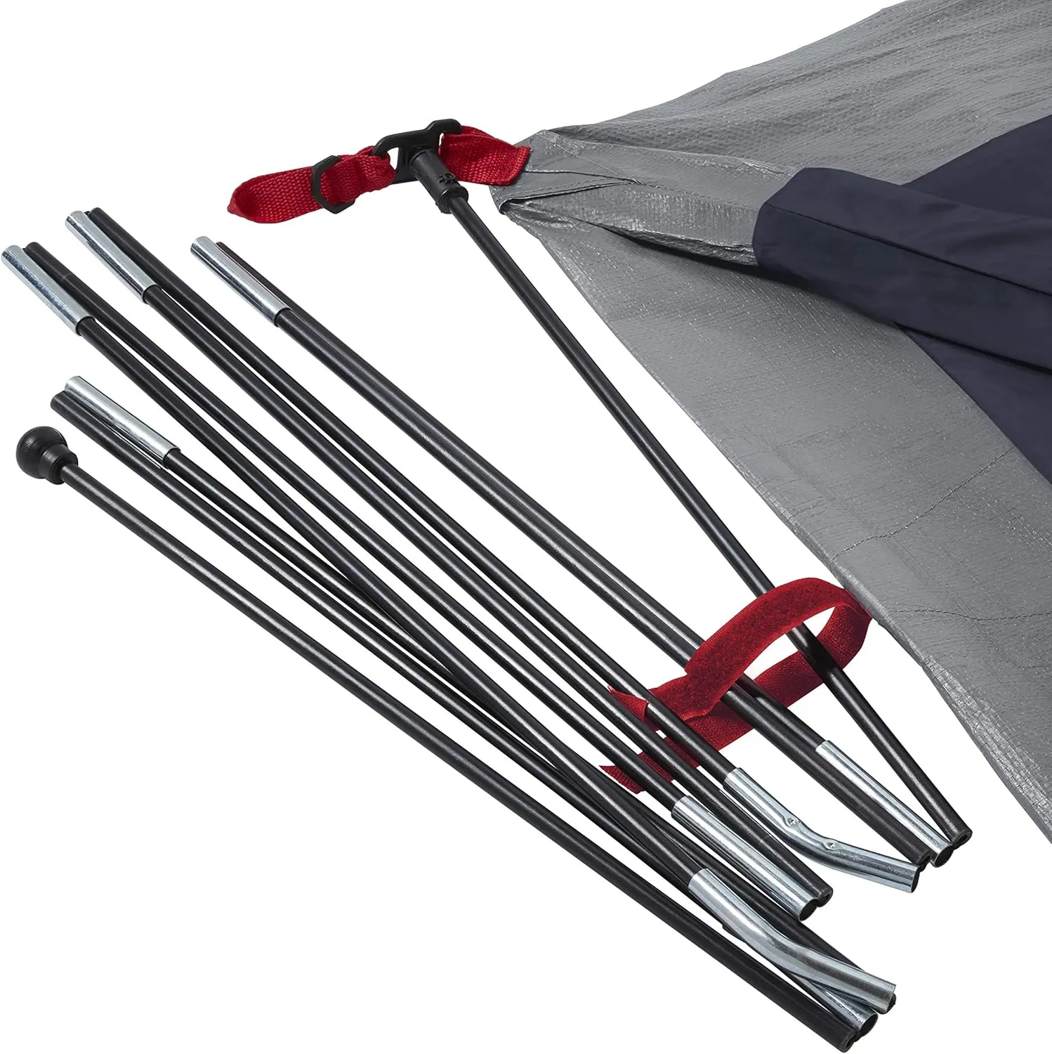 Coleman 4/6/8/10 Person Skydome Dark Room Tent with Rainfly, 5 Minute Setup, Blocks 90% of Sunlight, 20% More Headroom Than Traditional Tents