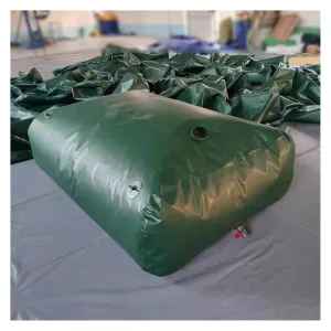 Collapsible PVC Water Tank Container - 100-1585L， Emergency Water Storage & Transport | Drought Resistance & Fire Prevention(4x1x1m/4000L/1056Gallon)
