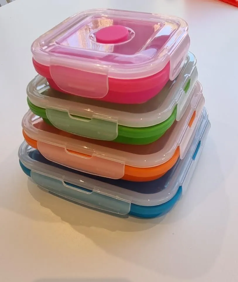 Collapsible Tubs - Square, Set of 4