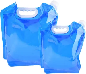 Collapsible Water Container, 15L Portable Foldable BPA Free Plastic Water Carrier for Hiking, Camping, Picnic, Travel, BBQ