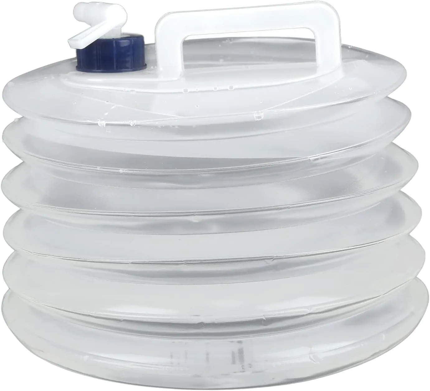 Collapsible Water Container, Camping Water Container, Collapsible Water Container With Spigot Portable Water Storage Jug Tank Carrier For Outdoor Camping Hiking Climbing (15L)