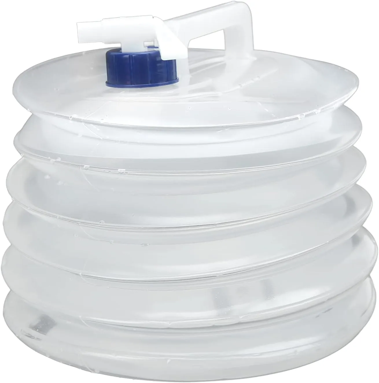 Collapsible Water Container, Camping Water Container, Collapsible Water Container With Spigot Portable Water Storage Jug Tank Carrier For Outdoor Camping Hiking Climbing (15L)