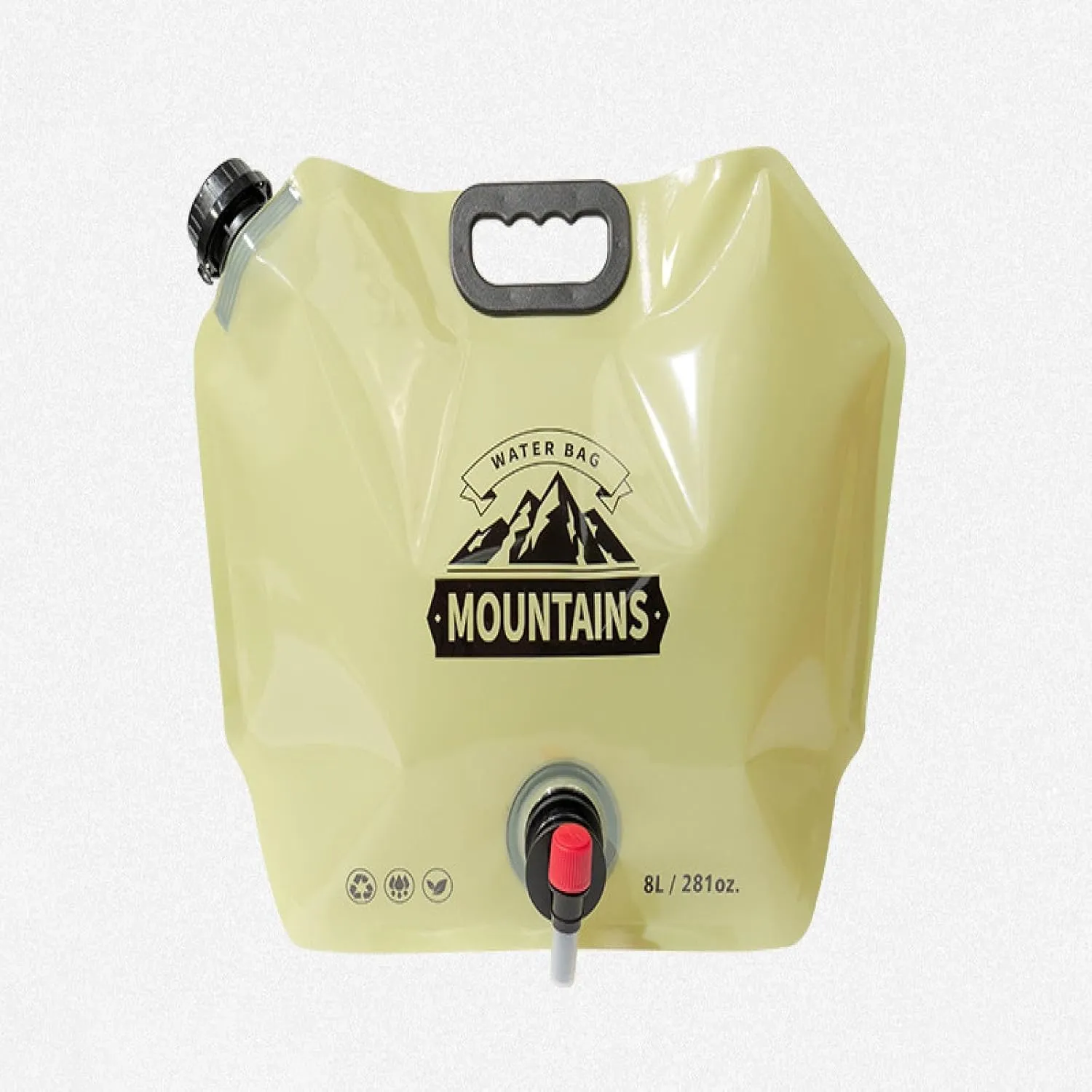 Collapsible Water Container for Outdoor Use Large Capacity Foldable Water Bag for Hiking Camping & Travel