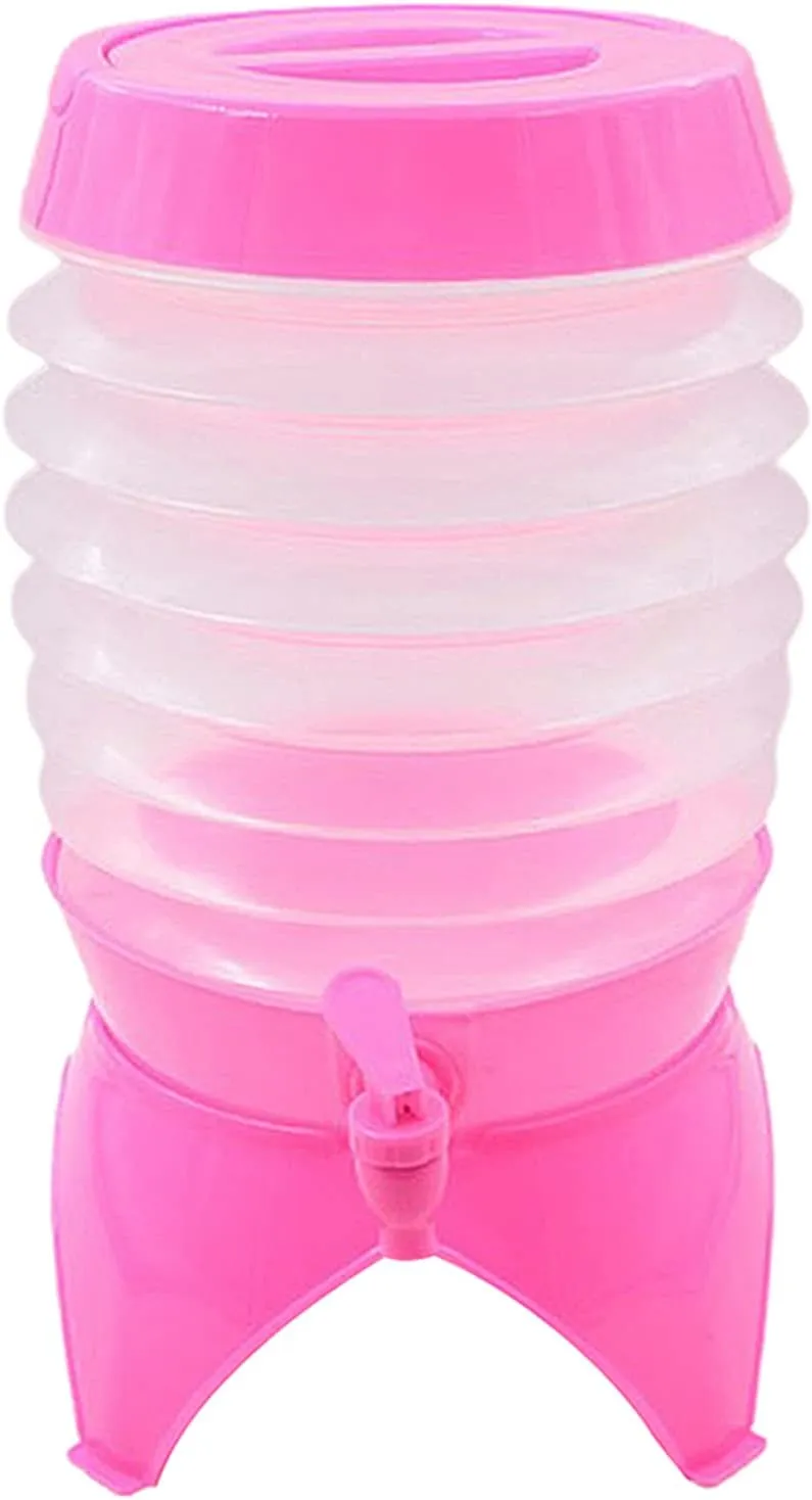 Collapsible Water Container Outdoor Camping Hiking Fishing Water Bucket Travel Folding Telescopic Water Storage Tank with Spigot