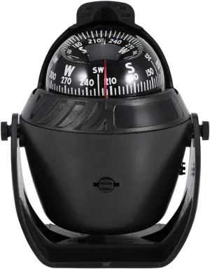 Compass Car Compass Light Pivoting Digital Compass High Precision Electronic Magnetic Sphere Compass Marine Boat Car