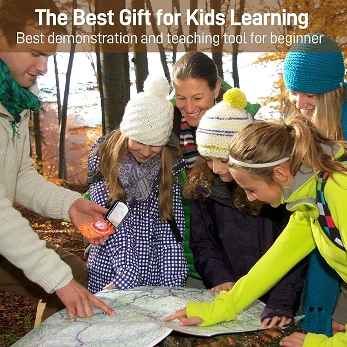 Compass, Sportneer Compass Hiking Survival Compass with Mirror Orienteering Compass Boy Scout Compass for Kids Gifts Hiking Camping Backpacking Map Navigation