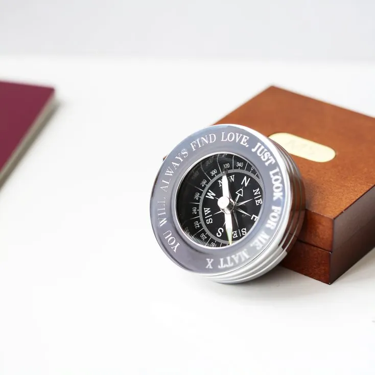 Compass with Timber Box