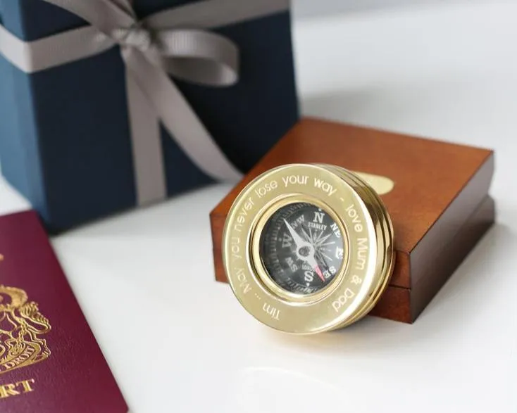 Compass with Timber Box