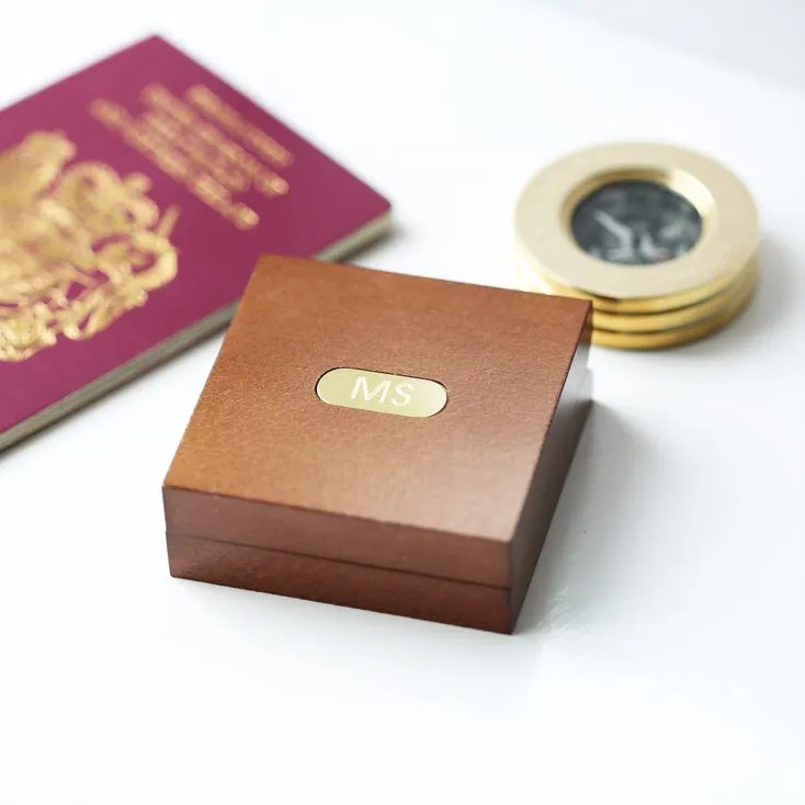 Compass with Timber Box