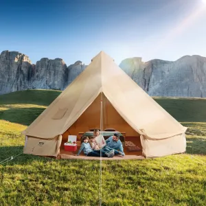 Complete catalog for Wall Jack Yurt VEVOR Hassle-free "(Diameter Bell Tent, Side Detachable Family Person Tent and Canvas with Waterproof 8-10 Breathable Camping,16'x16'x118 Stove Glamping 5M)