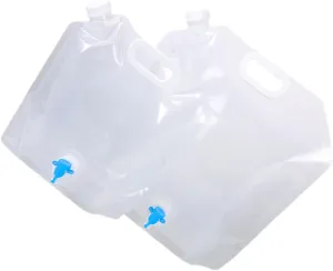 Convenient Portable Water Bags Leak Proof Camping Water Storage Containers for Hiking