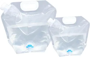 Convenient Water Bag for Outdoor Use 2pcs Camping Water Storage Carrier Leak-proof Large Capacity for Hiking and Picnics