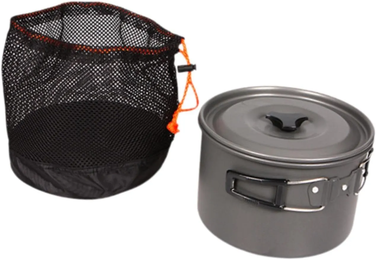 Cooking Pot Cooking Cookware High Capacity Handle Cookware Portable Pot Outdoor Pan for Backpacking Outdoor