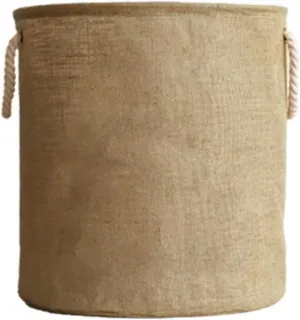 Cotton Rope Laundry Basket Large Capacity Easy to Carry for Dorm Bedroom
