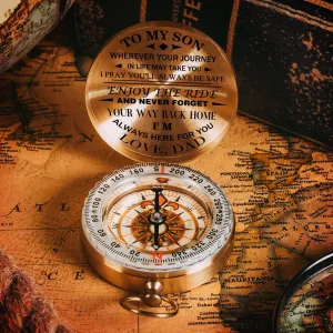 Dad To Son-Enjoy The Ride - Compass