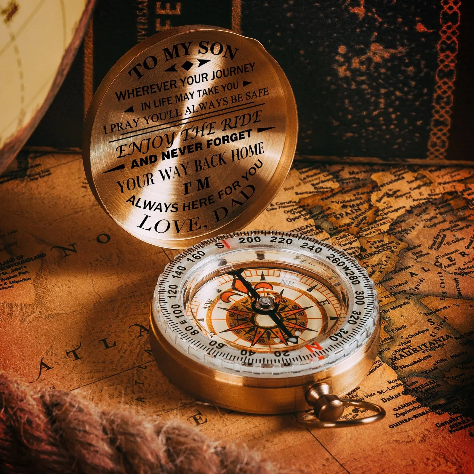 Dad To Son-Enjoy The Ride - Compass