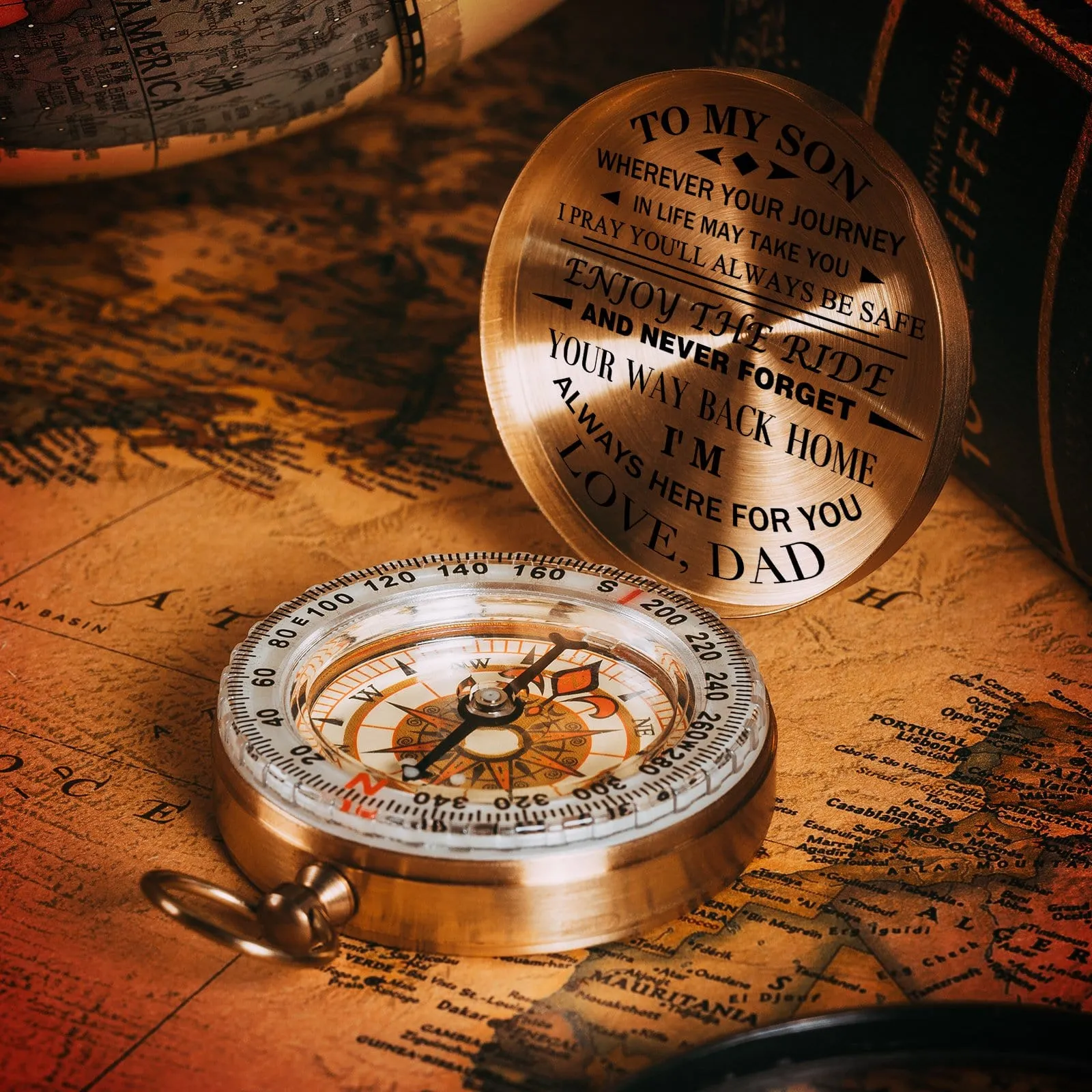 Dad To Son-Enjoy The Ride - Compass