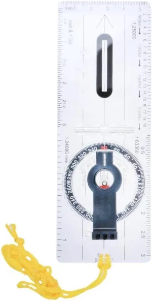 DC40-2 Foldable Multi-functional Map Scale Compass for Navigation