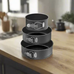 Decakila 3 Pieces Non-Stick Springform Pan - KMTT078B
