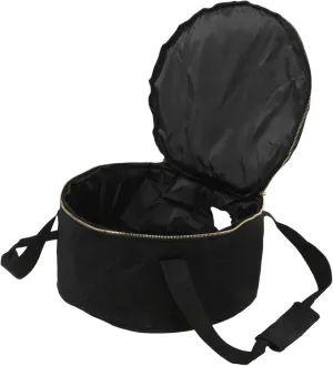 DECHOUS Outdoor Camping Pot Storage Bag Cast Iron Skillet Carrying Pouch for Barbecue Pan Portable Frying Pan Organizer Zipper and Handles
