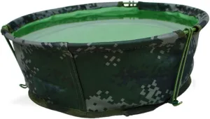 Dish Tub Handles Collapsible Sink for Camping Portable Basin Outdoor Water Barrel Random Color