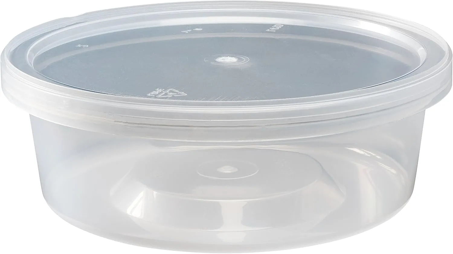 DuraHome - Deli Containers with Lids 8 oz. Leakproof - 40 Pack Plastic Microwavable Clear Food Storage Container/Slime Premium Heavy-Duty Quality, Freezer & Dishwasher Safe