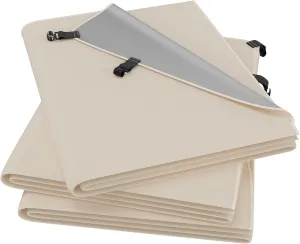 EAST OAK Sun Shade Sail Canopy Cover for EAST OAK Screen House & Pop-Up Tent 10 x 10 FT, Sun Protection, UPF 50 , 210D Oxford Silver-Coated Fabric, 74" x 54", Pack of 3 (Not Include Tent)