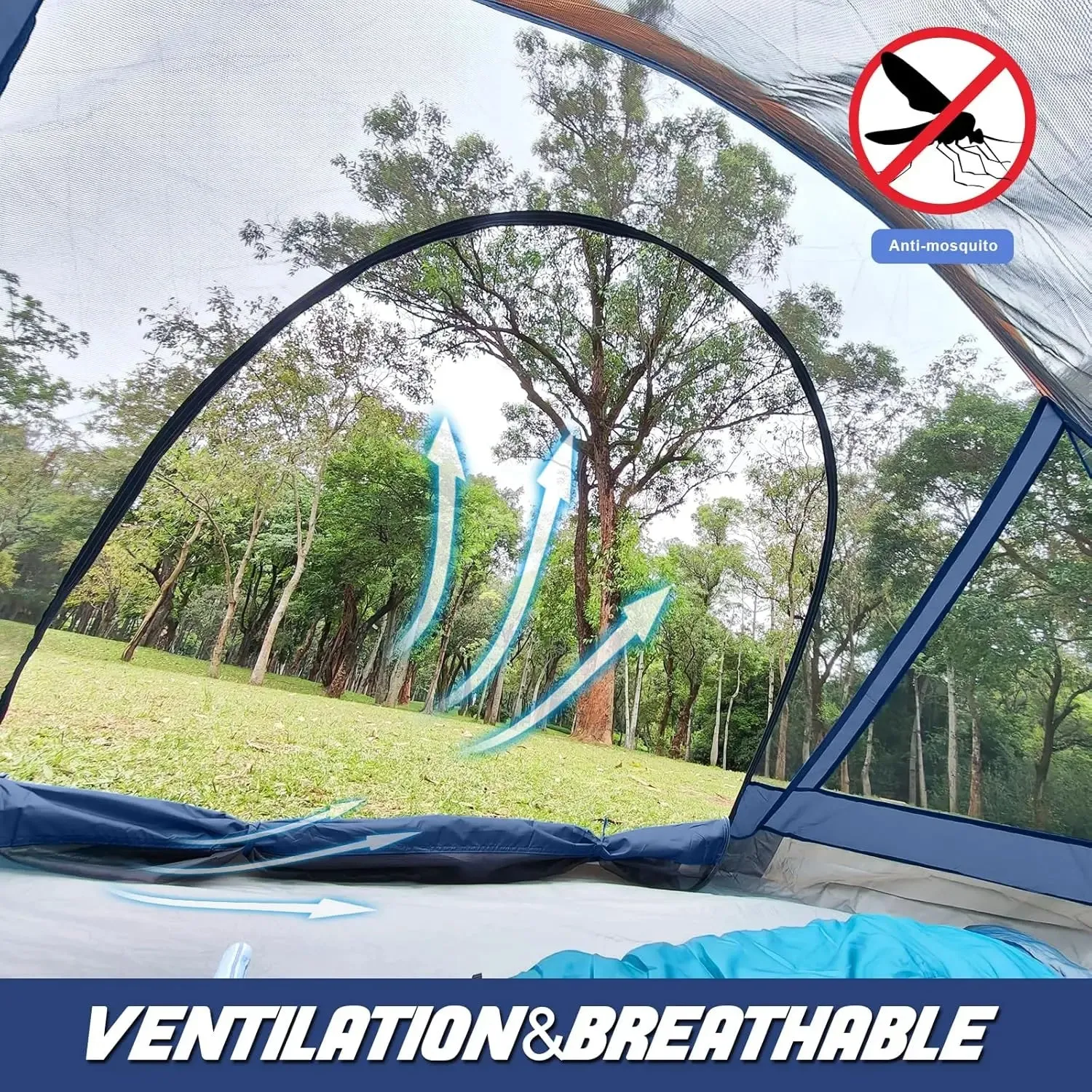 Eco-friendly technology Only today Waterproof 4-Person Camping Rainfly with Tent