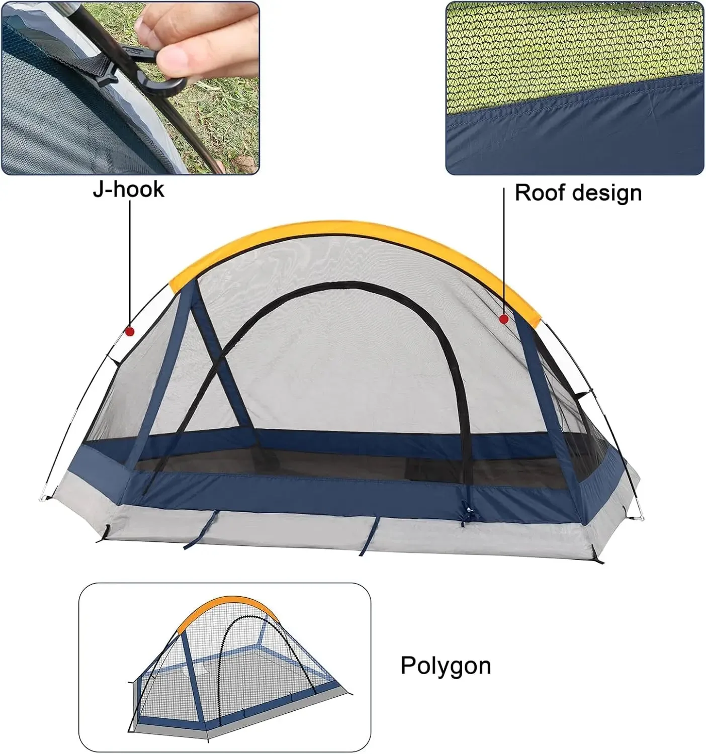 Eco-friendly technology Only today Waterproof 4-Person Camping Rainfly with Tent