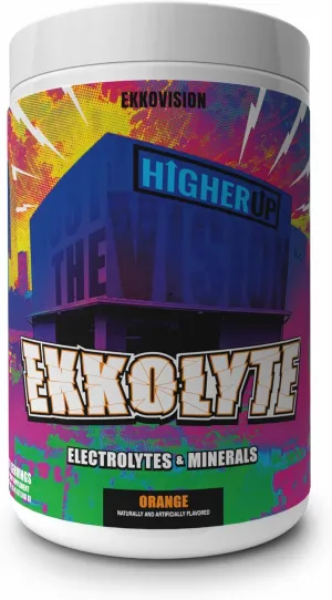 Ekkolyte Electrolytes and Minerals Powder, 50 MG Vitamin C & 155 MG Magnesium for Hydration Support, Essential Electrolytes for Women and Men, Orange Flavor, 120 Servings
