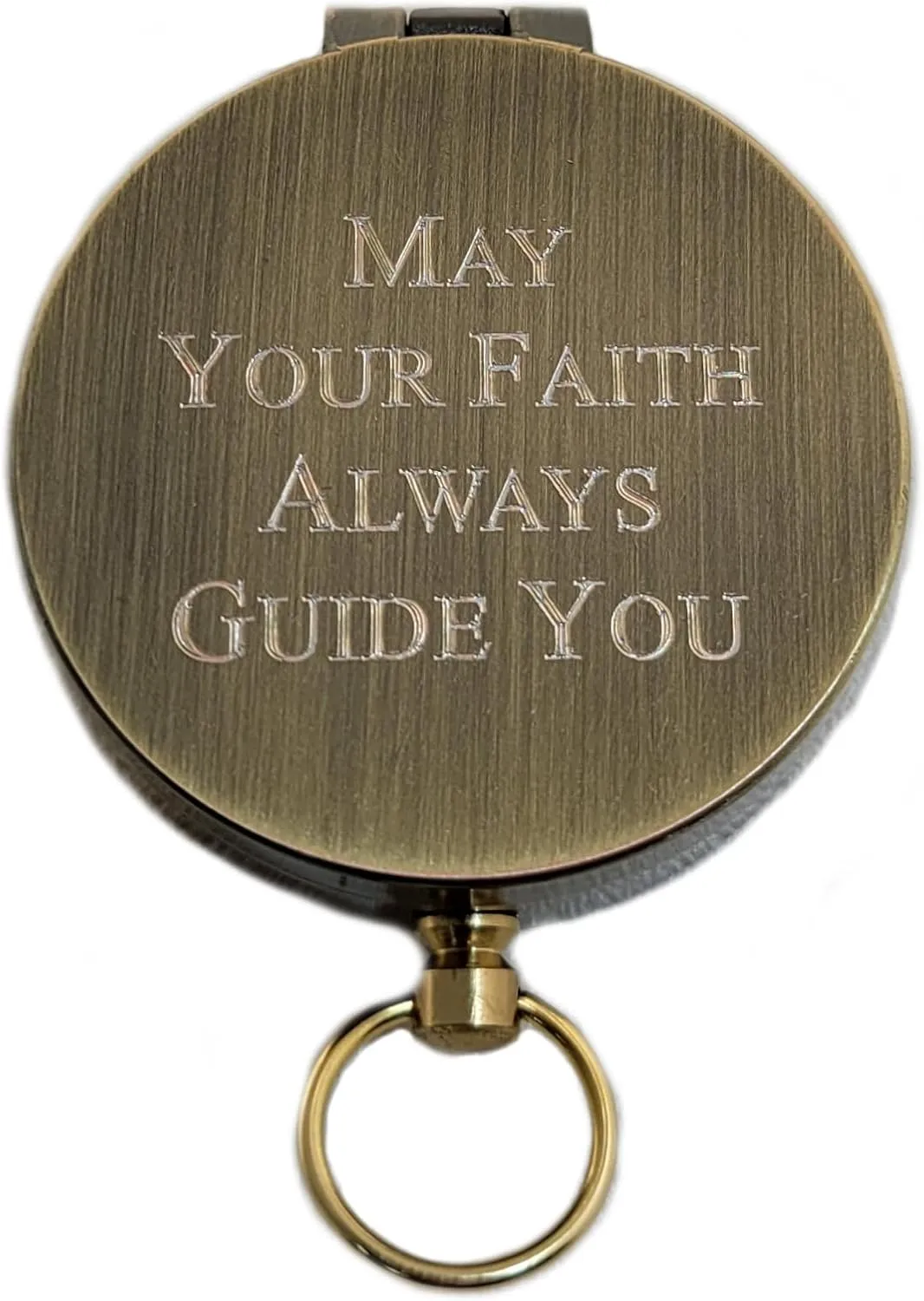 Engraved Brass Compass Gifts Personalized | Baptism Gift for Boys, Son, Grandson | Unique Idea for Graduation, Confirmation, Birthday | from Mom, Dad, Grandma, Grandpa