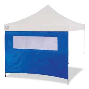 ergodyne® Shax 6092 Pop-Up Tent Sidewall with Mesh Window, Single Skin, 10 ft x 10 ft, Polyester, Blue