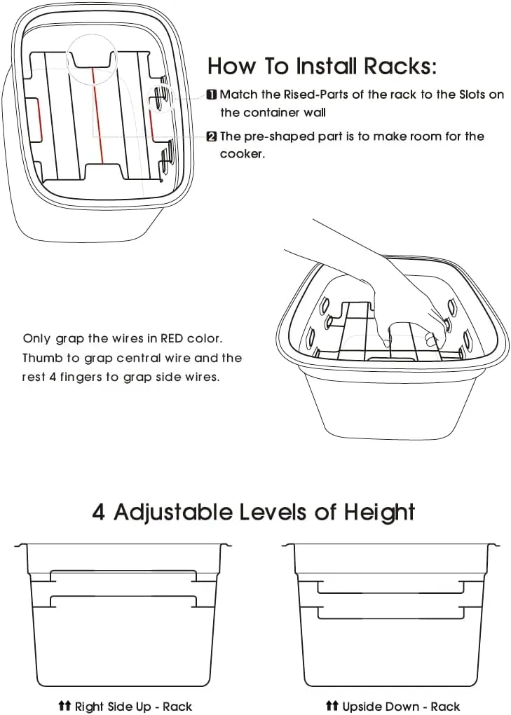 EVERIE Versatile 12-Quart Sous Vide Container with Built-in Rack and Collapsible Hinged Lid Compatible with All Sous Vide Cookers, EVC-1202-TYPP