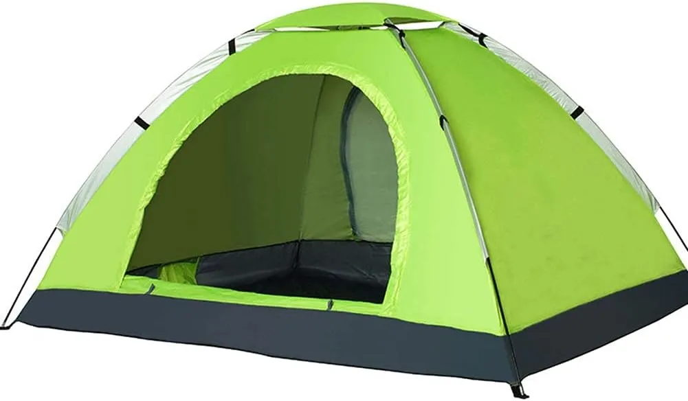 Family Camping Tents 2 Person Lightweight Tent Windproof UV Protection Ventilated and Perfect for Beach Outdoor Traveling Hiking Camping Fishing etc Unisex