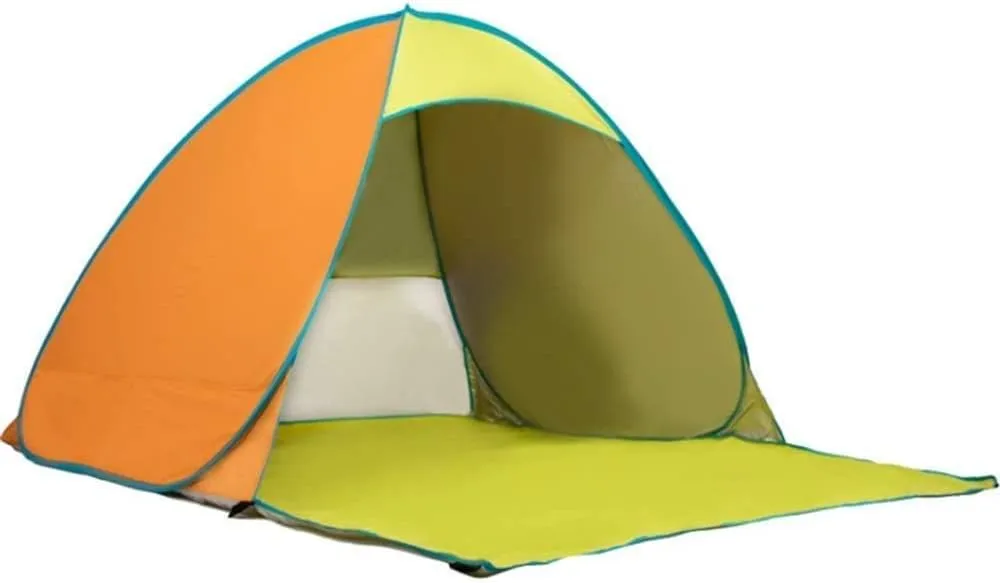 Family Tent Camping Tent Portable Lightweight for 3 to 4 People Large Size Outdoor Tent Good Stuff Beautiful Scenery Hopeful, 230*200*130cm, Pink