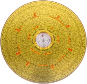 Feng Shui Compass Ornament Chinese Style Compass for Home Decoration and Navigation Compact and Portable Craft for Feng Shui Practice