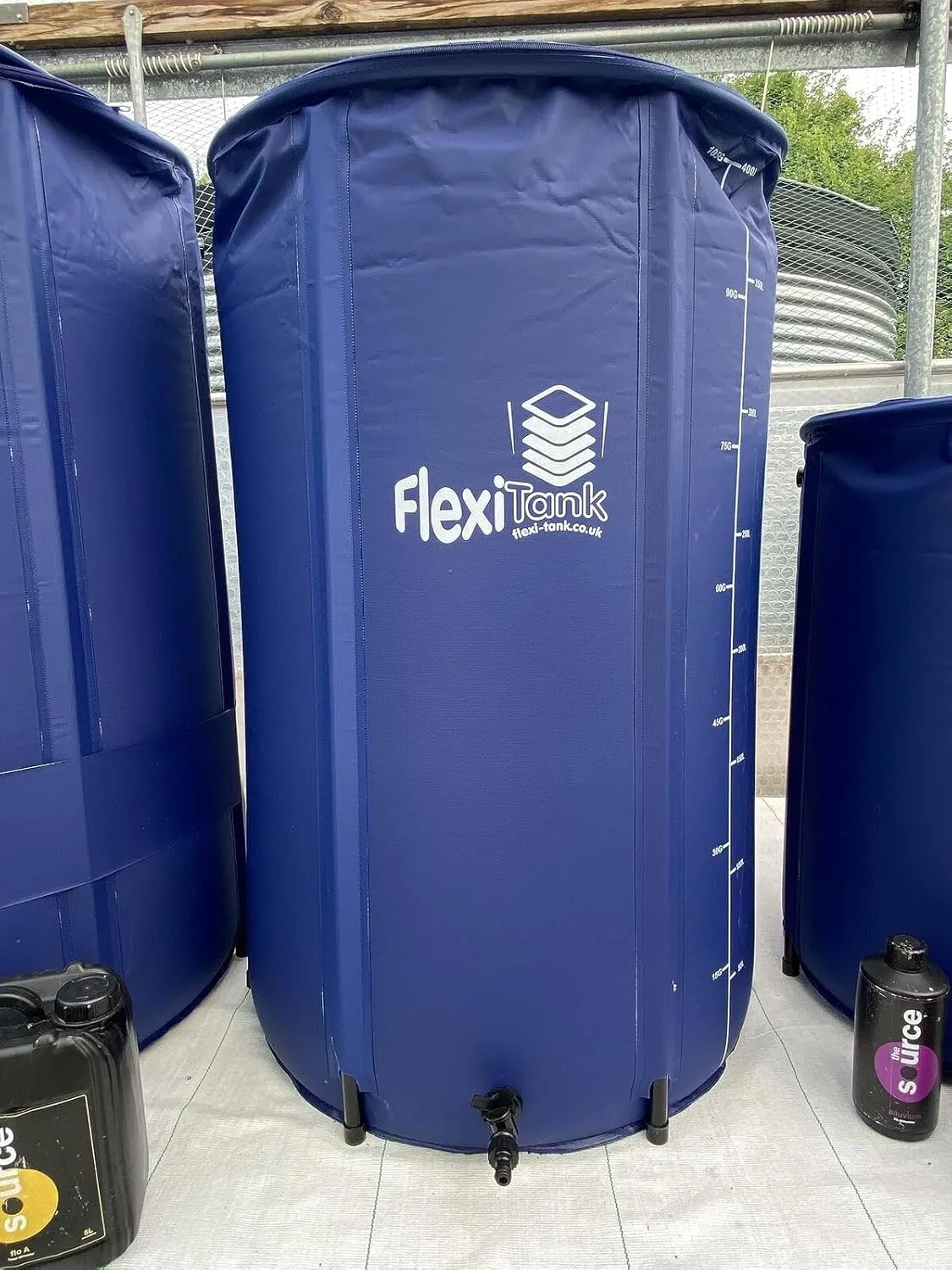 FlexiTank Collapsible Reservoir Water Tank Water Storage Barrel Container Portable for Garden Plants Gardening Greenhouse (200 gallons)