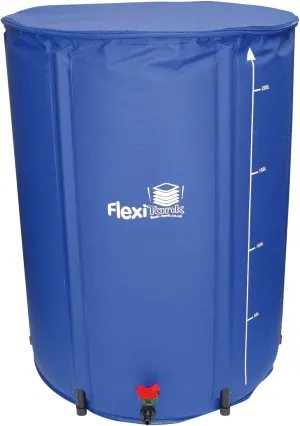 FlexiTank Collapsible Reservoir Water Tank Water Storage Barrel Container Portable for Garden Plants Gardening Greenhouse (60 gallons)